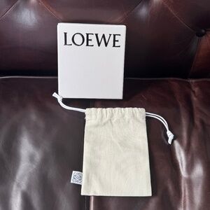 LOEWE Brand New Box and Dust Bag in White Black